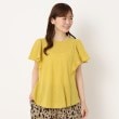 ヨリモ(YORIMO)の【夏に大活躍！涼し気素材】フリルスリーブブラウス イエロー(032)
