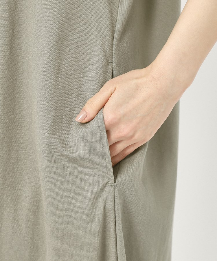 ヨリモ(YORIMO)の【接触冷感】洗えるロングワンピース6