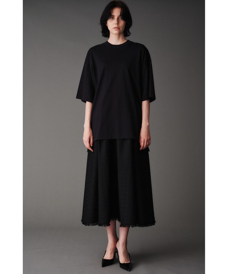 オブリオ(AUBRIOT)のコットン天竺 ボクシーTシャツ5