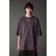 オブリオ(AUBRIOT)のコットン天竺 ボクシーTシャツ チャコールグレー(014)
