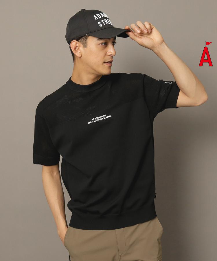 アダバット ストリーム（メンズ）(ADABAT STREAM(Mens))の半袖メッシュコンビニット ブラック(019)