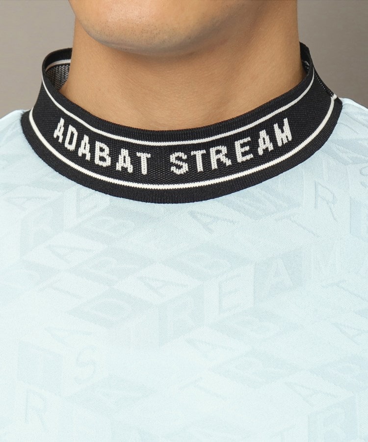 アダバット ストリーム（メンズ）(ADABAT STREAM(Mens))のロゴジャカードモックネックT16