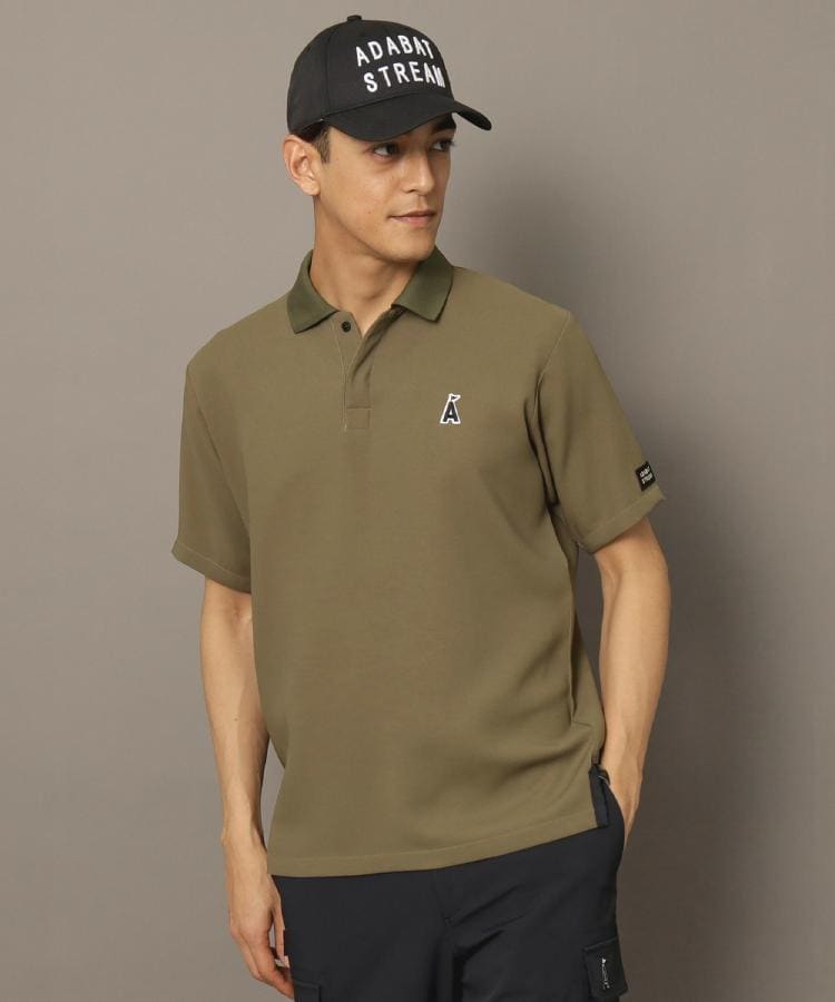 アダバット ストリーム（メンズ）(ADABAT STREAM(Mens))の撥水加工 バックプリントロゴ ストレッチ ポロシャツ6