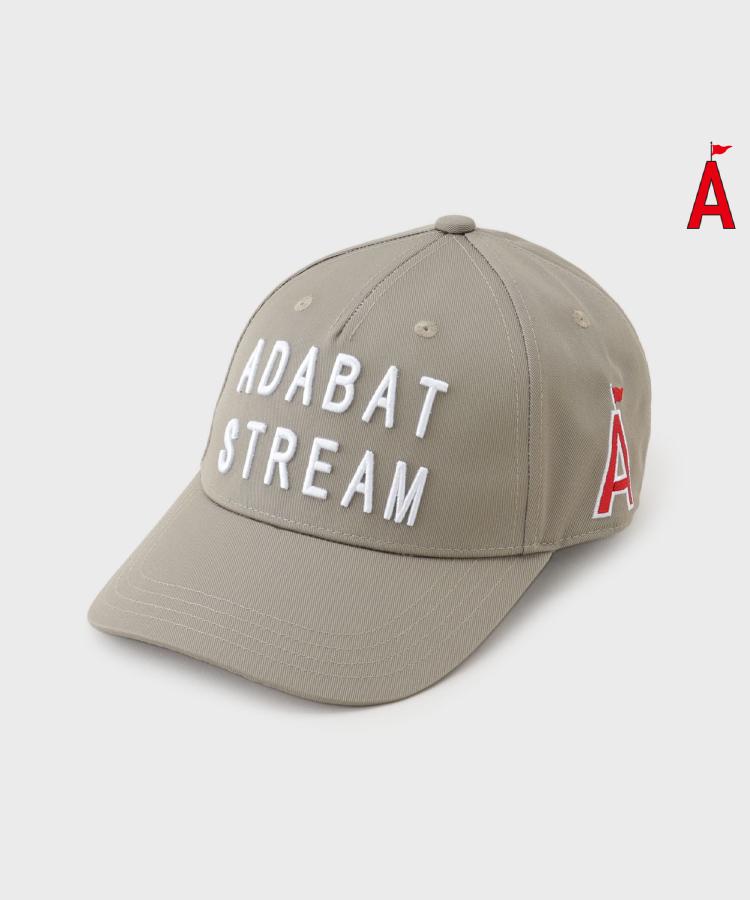 アダバット ストリーム（メンズ）(ADABAT STREAM(Mens))のADABAT STREAM ロゴキャップ ピンクベージュ(053)