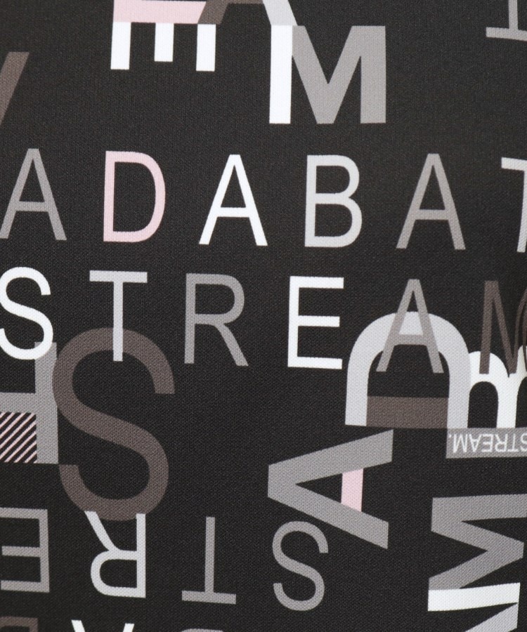 アダバット ストリーム（レディース）(ADABAT STREAM(Ladies))のUVカット/吸水速乾 タイポグラフィモックネックT9