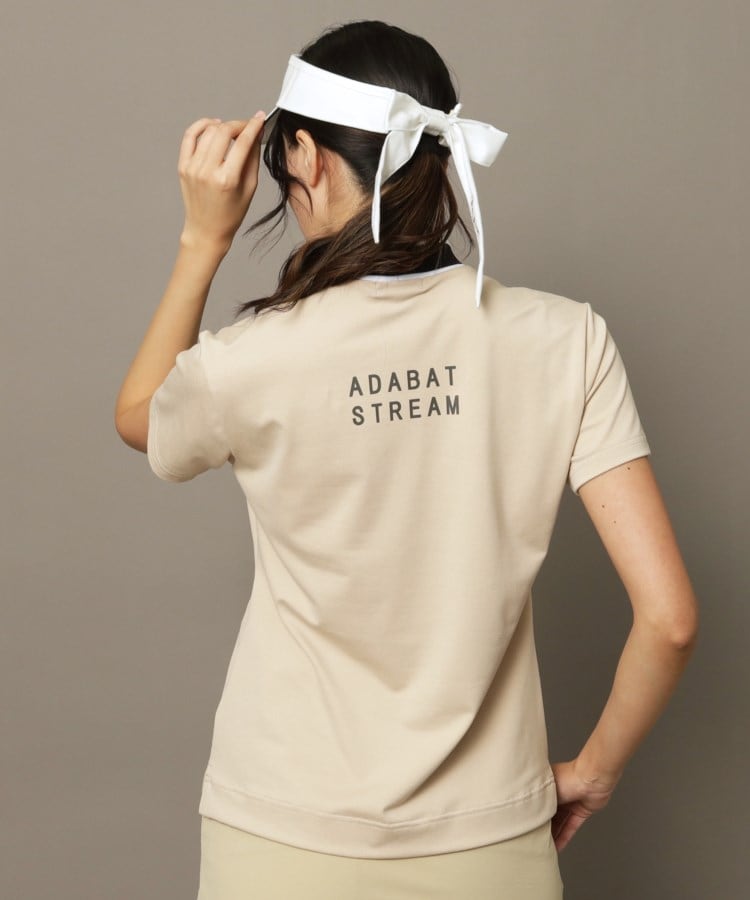 アダバット ストリーム（レディース）(ADABAT STREAM(Ladies))のUVカット/接触冷感 クールタッチストレッチモックネックT19