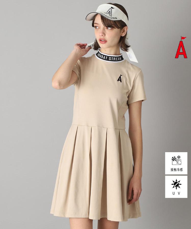 アダバット ストリーム（レディース）(ADABAT STREAM(Ladies))のUVカット/接触冷感 ドライタッチジャージワンピース ベージュ(052)