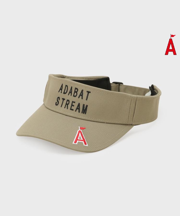 アダバット ストリーム（レディース）(ADABAT STREAM(Ladies))のADABAT STREAM ロゴバイザー ピンクベージュ(053)