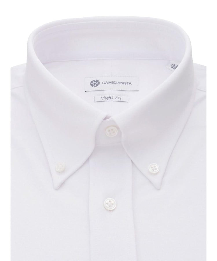 カミチャニスタ(CAMICIANISTA)のButtonDown イージーケア ｜ 120番手双糸ジャージー4