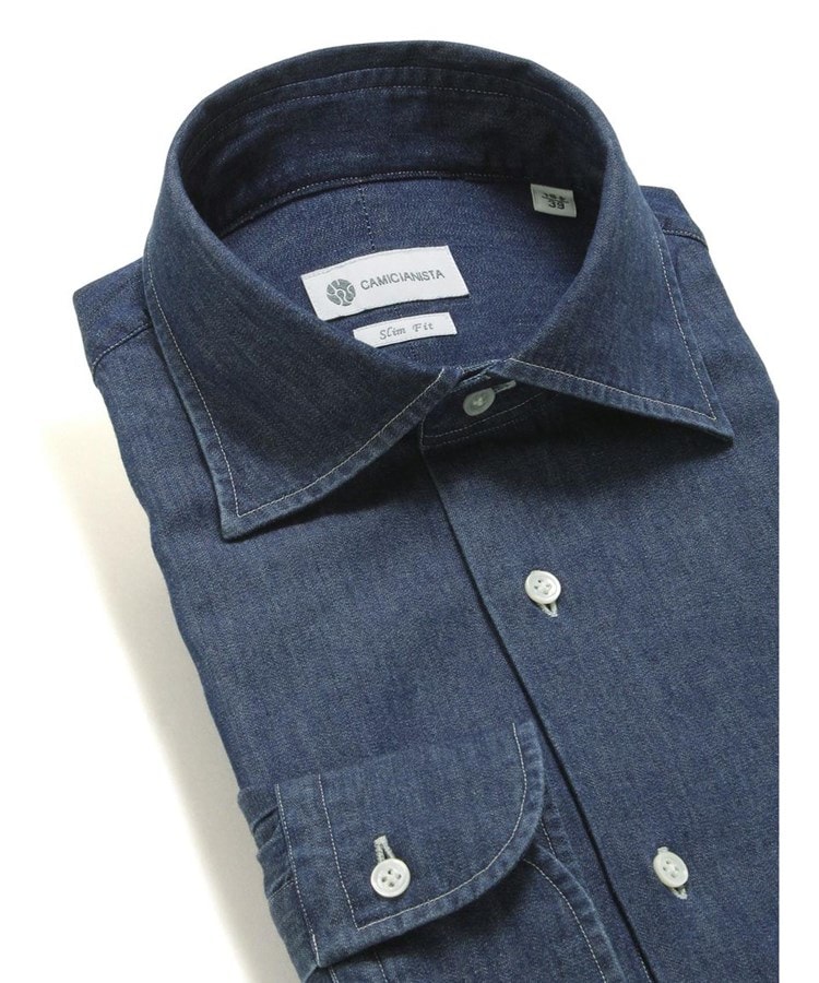 カミチャニスタ(CAMICIANISTA)のWideCollar シャンブレーシャツ20