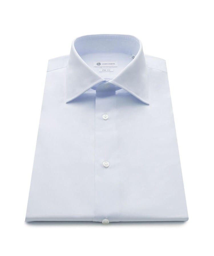 カミチャニスタ(CAMICIANISTA)のSemiWide 140番手双糸ブロード1
