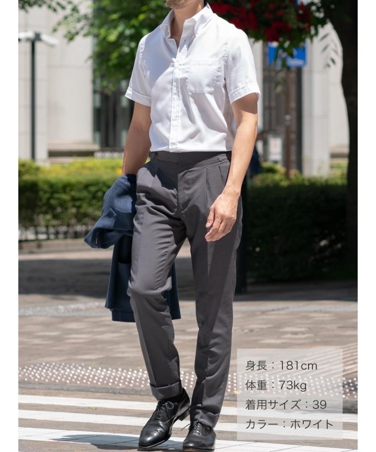カミチャニスタ(CAMICIANISTA)の半袖 ｜ ButtonDown イージーケア ｜ ロイヤルオックス4