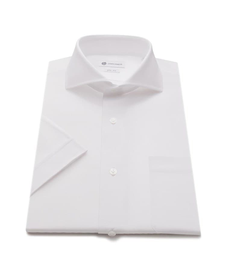 カミチャニスタ(CAMICIANISTA)の半袖 ｜ Horizontal 綿麻ローン1