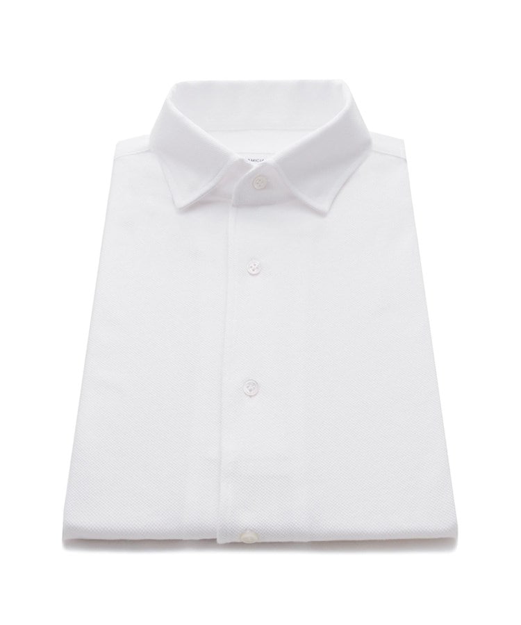 カミチャニスタ(CAMICIANISTA)のFlyFront 鹿の子シャツ1