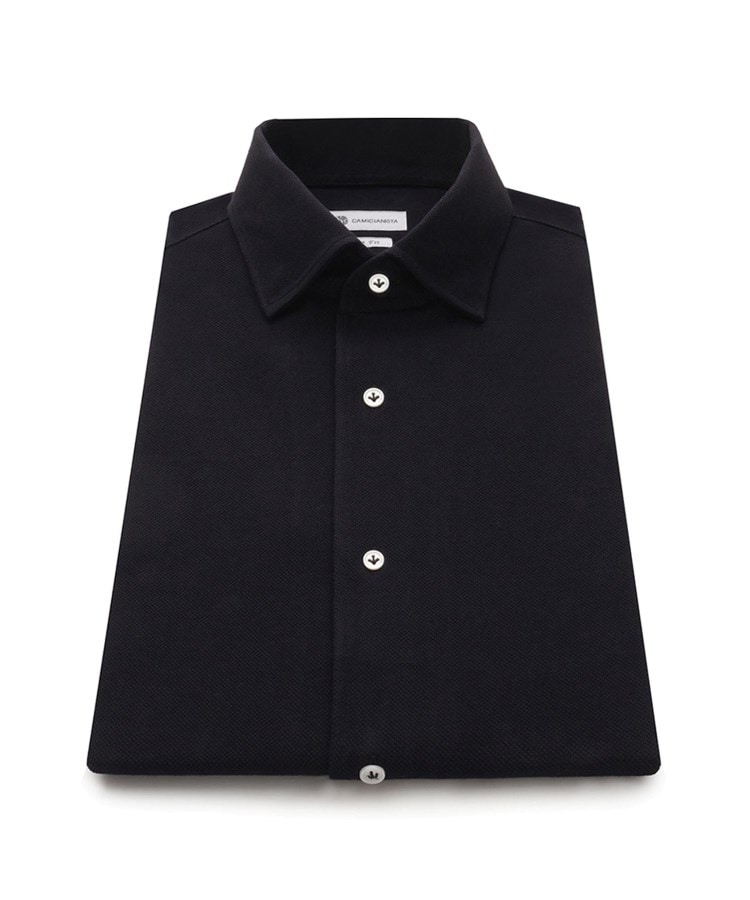 カミチャニスタ(CAMICIANISTA)のFlyFront 鹿の子シャツ11