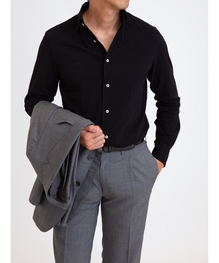 カミチャニスタ(CAMICIANISTA)のFlyFront 鹿の子シャツ26