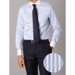 カミチャニスタ(CAMICIANISTA)のHorizontal ツイル ｜ クレリックストライプシャツ7