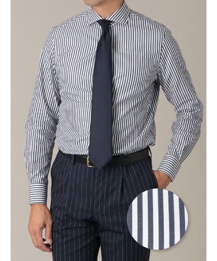 カミチャニスタ(CAMICIANISTA)のHorizontal ブロード ｜ ストライプシャツ15