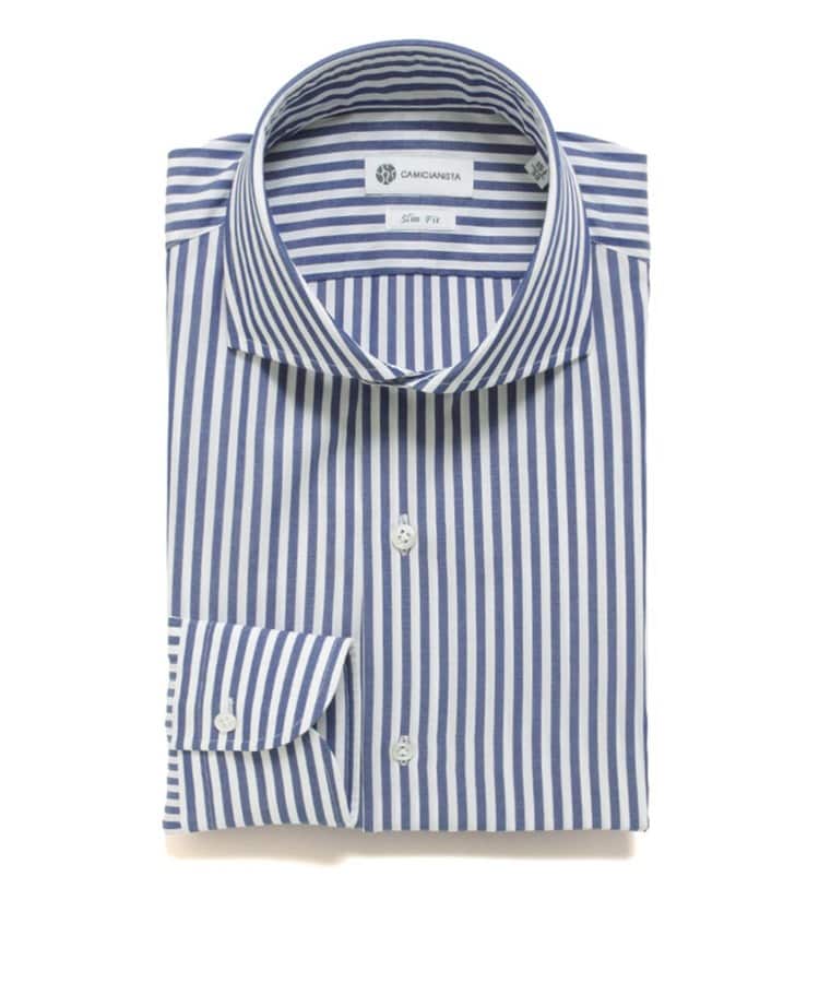 カミチャニスタ(CAMICIANISTA)のHorizontal ブロード ｜ ストライプシャツ25