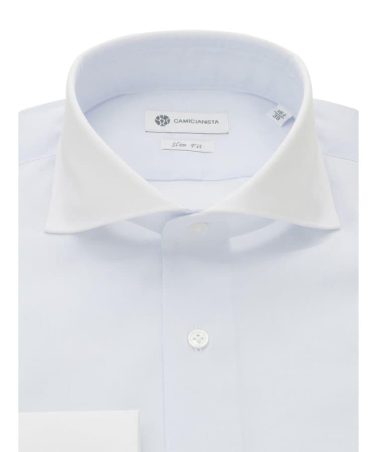 カミチャニスタ(CAMICIANISTA)の【スペシャルプロダクト】Horizontal 140番手双糸ブロード ｜ クレリックシャツ4
