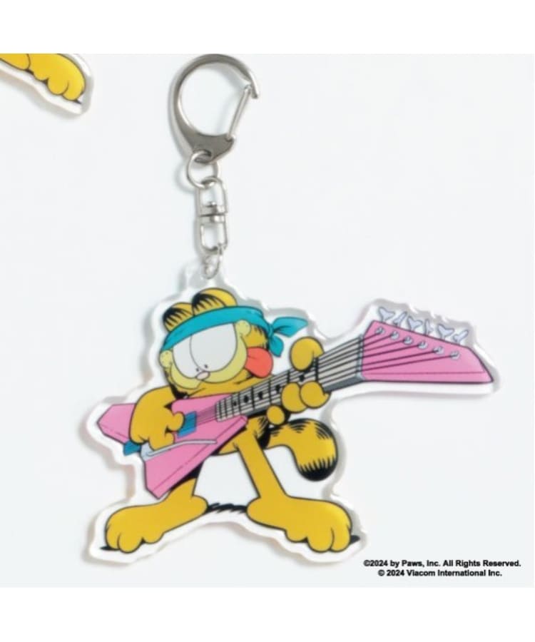アンドディープティマイン(and D.petit main)の【コラボ】ガーフィールドオータムキーチャーム ピンク(074)
