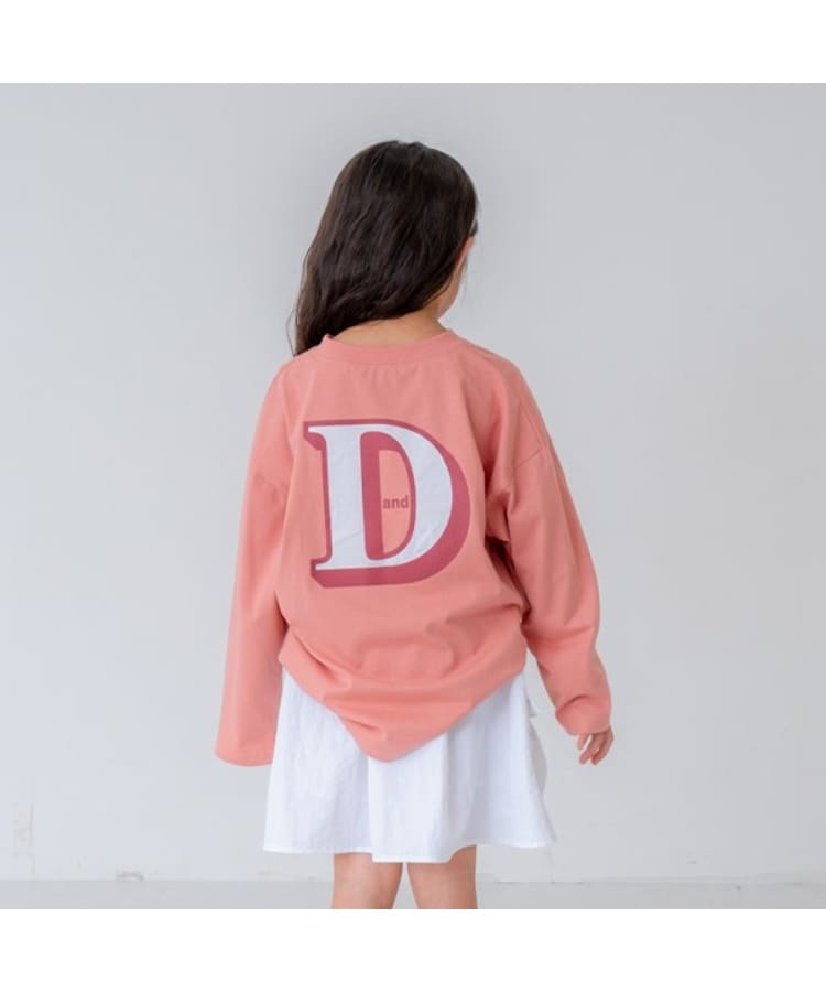 アンドディープティマイン(and D.petit main)の【パパもおそろい】KidsD.ロゴビッグロンT3
