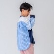 アンドディープティマイン(and D.petit main)の【リンク】シャツ風ワイドロンT18