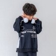 アンドディープティマイン(and D.petit main)の【セットアップ対応可】ゲームプリントビッグロンT ブラック(219)