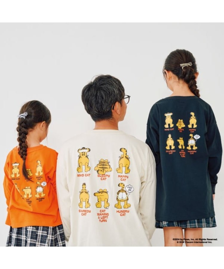アンドディープティマイン(and D.petit main)の【パパもおそろい】DadガーフィールドロンTEE3