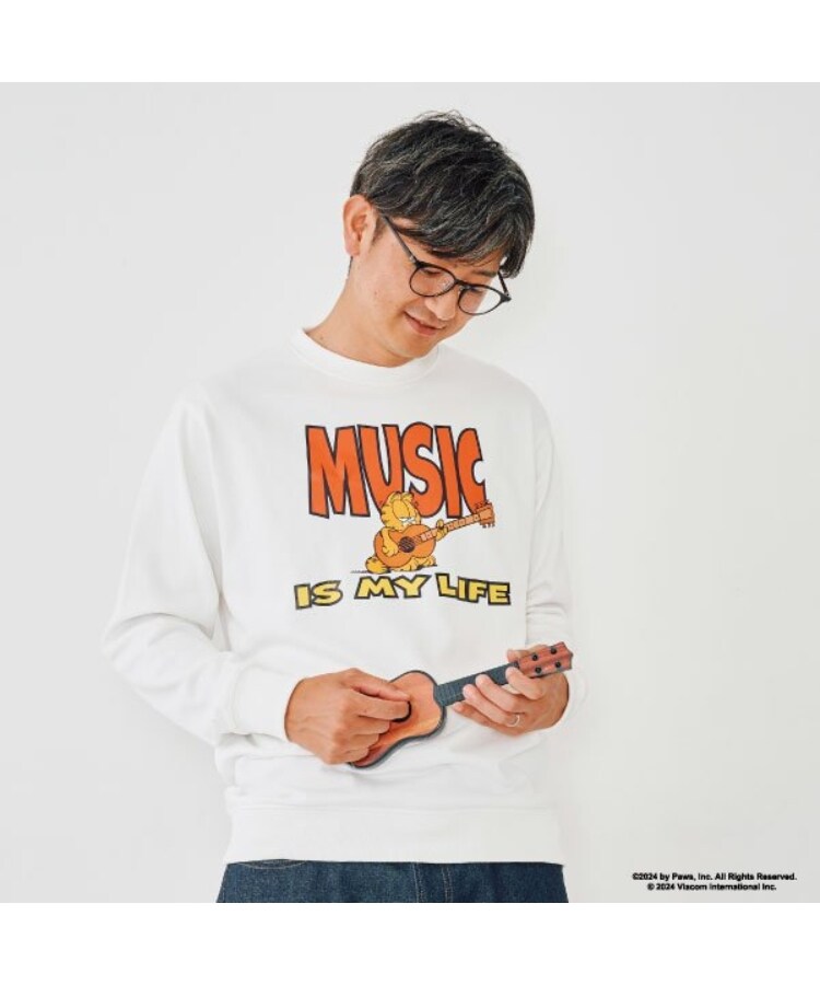 アンドディープティマイン(and D.petit main)の【パパもおそろい】Dadガーフィールド裏毛プルオーバー2