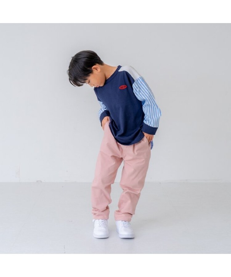 アンドディープティマイン(and D.petit main)のストレッチツイルムジテーパードパンツ10