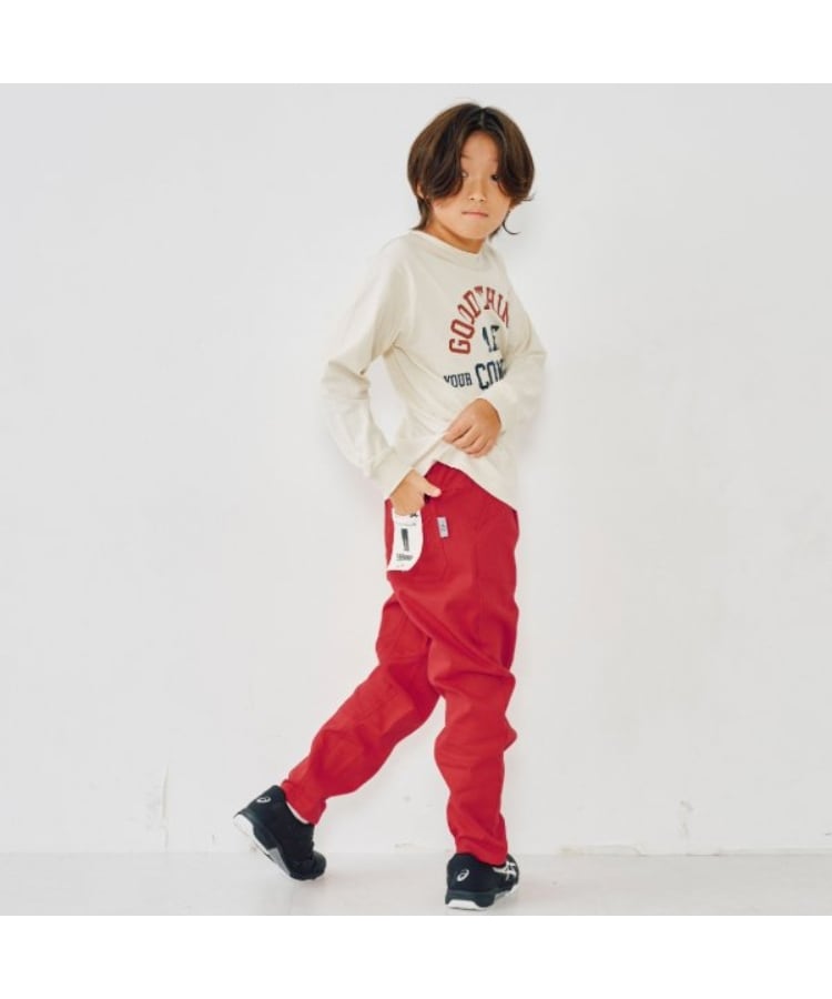 アンドディープティマイン(and D.petit main)のアクティブチノテーパードパンツ2
