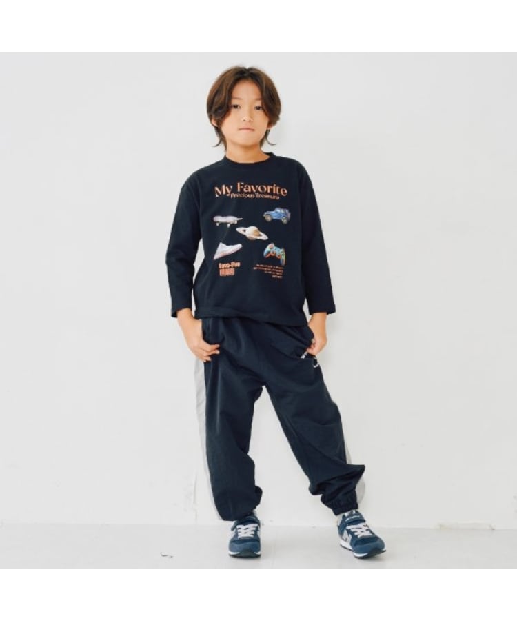 アンドディープティマイン(and D.petit main)のマイフェイバリット転写プリントワイドロンT6