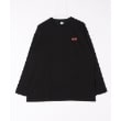 アンドディープティマイン(and D.petit main)の【パパもおそろい】DadD.ロゴ長袖ビッグTシャツ ブラック(219)