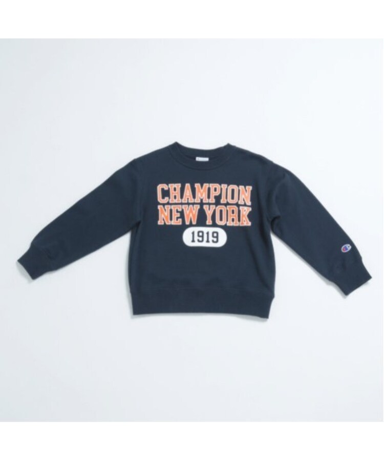アンドディープティマイン(and D.petit main)の【Champion】クルーネックカレッジスウェット ネイビー(094)
