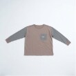 アンドディープティマイン(and D.petit main)の袖ポケット布帛ワイドロンT12