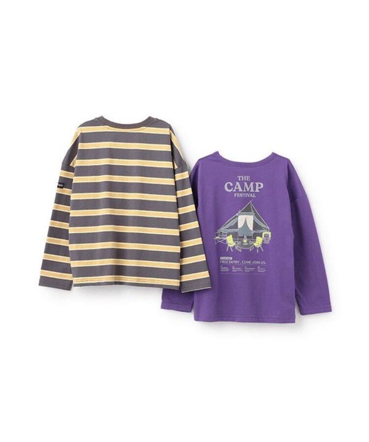 アンドディープティマイン(and D.petit main)の【Penfield】KidsマルチボーダーsetT1