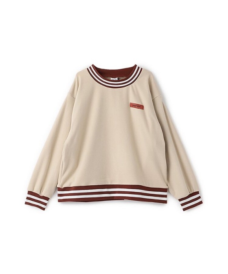 アンドディープティマイン(and D.petit main)の【Penfield】Kidsリブラインスウェット ベージュ(052)