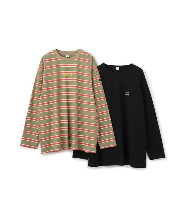 アンドディープティマイン(and D.petit main)の【Penfield】DadマルチボーダーsetT グリーン(022)