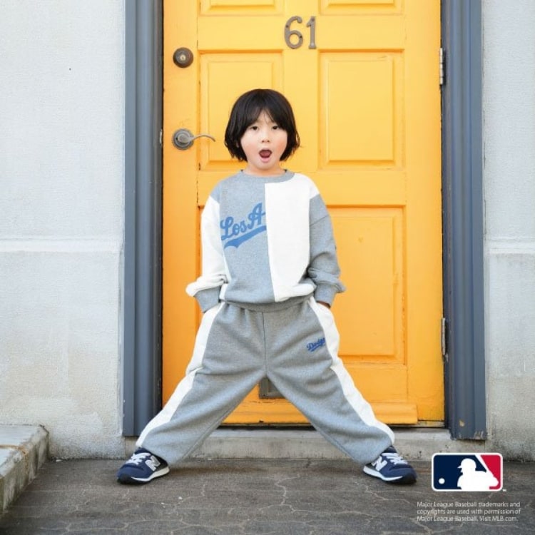 アンドディープティマイン(and D.petit main)の【MLB】サイド切替裏毛パンツ その他