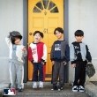 アンドディープティマイン(and D.petit main)の【MLB】サイド切替裏毛パンツ1
