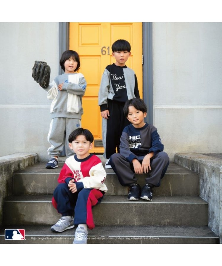 アンドディープティマイン(and D.petit main)の【MLB】切替ビッグスウェット2