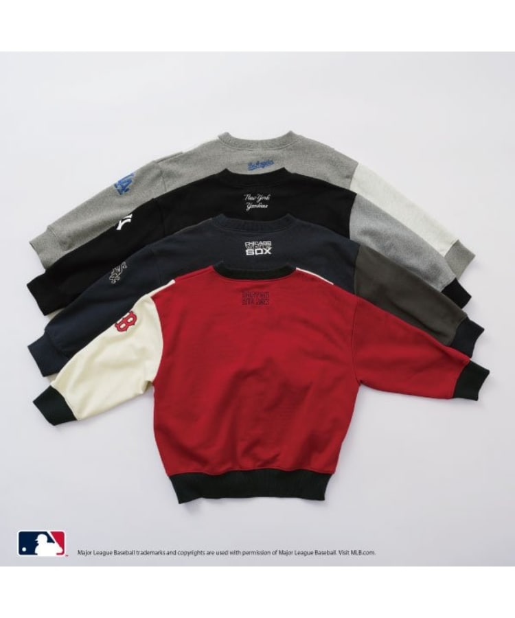 アンドディープティマイン(and D.petit main)の【MLB】切替ビッグスウェット11
