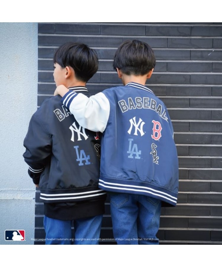 アンドディープティマイン(and D.petit main)の【MLB】ワッペンプリントジャケット3
