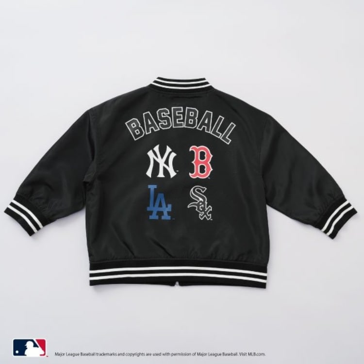 アンドディープティマイン(and D.petit main)の【MLB】ワッペンプリントジャケット スタジャン