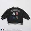 アンドディープティマイン(and D.petit main)の【MLB】ワッペンプリントジャケット ブラック(219)
