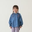 アンドディープティマイン(and D.petit main)のデニムギャザースモック ブルー(091)