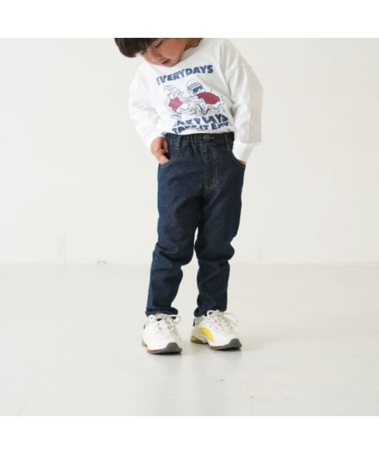 アンドディープティマイン(and D.petit main)のストレッチデニムスリムパンツ3
