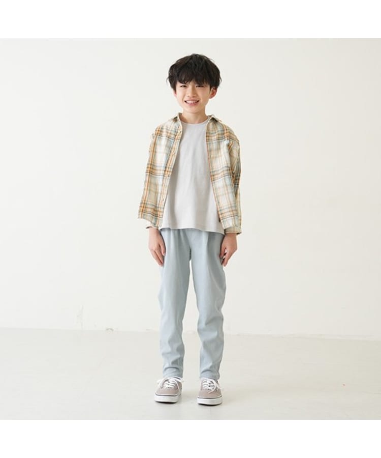 アンドディープティマイン(and D.petit main)のストレッチムジテーパードパンツ3