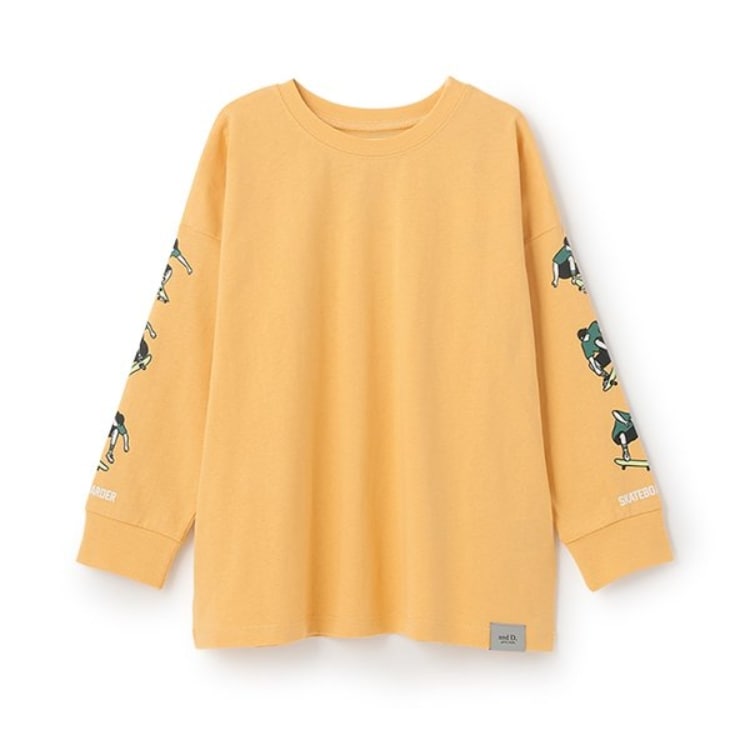 アンドディープティマイン(and D.petit main)の【365D.】袖プリントビッグロンT Ｔシャツ